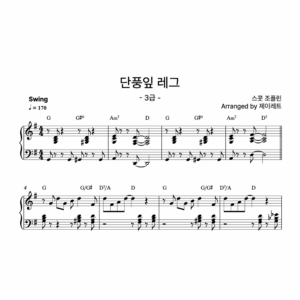 [급수 3급] 단풍잎 레그 Swing ver.